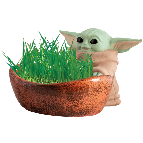 The Child Chia® Cat Grass Planter (The Mandalorian) 